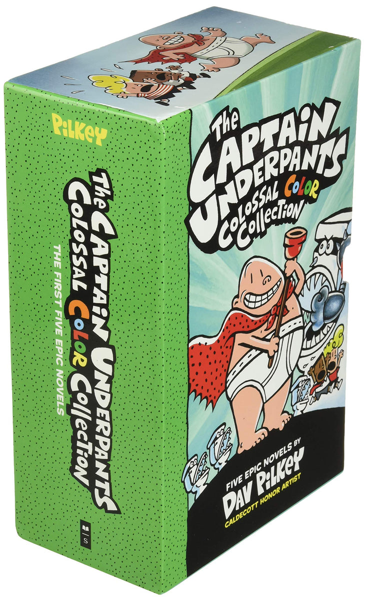 The Captain Underpants Colossal Color Collection 15 Boxed Set