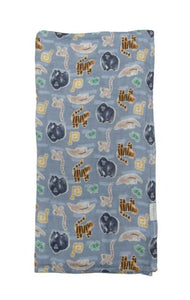 Loulou Lollipop Muslin Swaddle - Jungle Friends