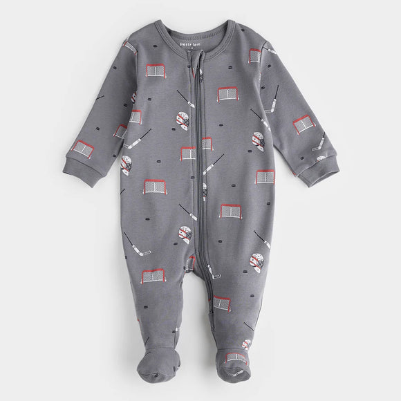 Petit Lem Sleeper Hockey Gear Print on Cadet