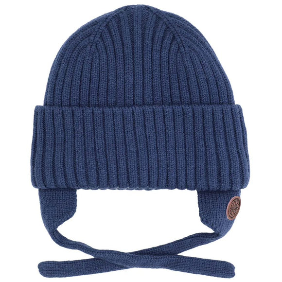 Calikids W2402 Ribbed Knit Hat Blue