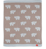 Weegoamigo Hola! Knit Blanket Elliot Elephant