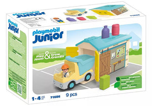 Playmobil Junior 71686 Construction Truck with Garage