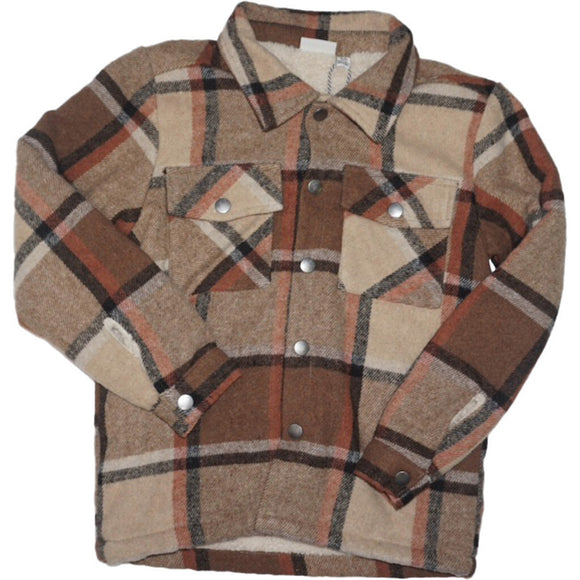 MID Flannel Shacket KIDS' Colonial