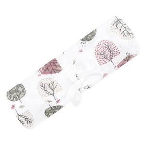 Perlimpinpin Cotton Muslin Swaddle Forest