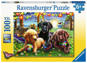 Ravensburger 100pc Puzzle 12886 Puppy Picnic