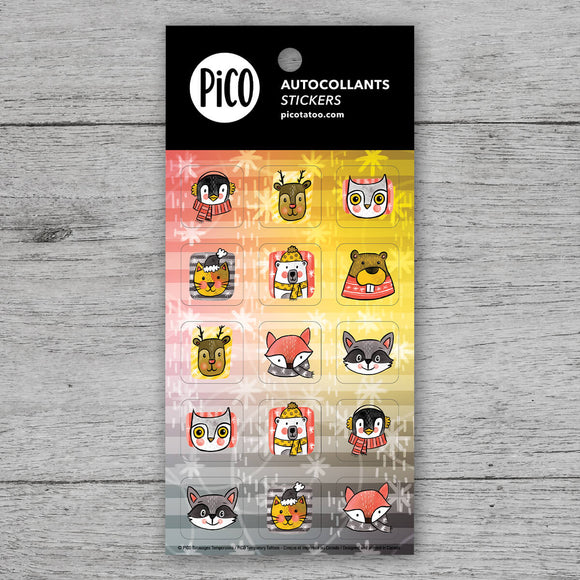 Pico Stickers - Winter Animals