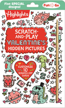 Scratch-and-Play Valentine's Hidden Pictures Book