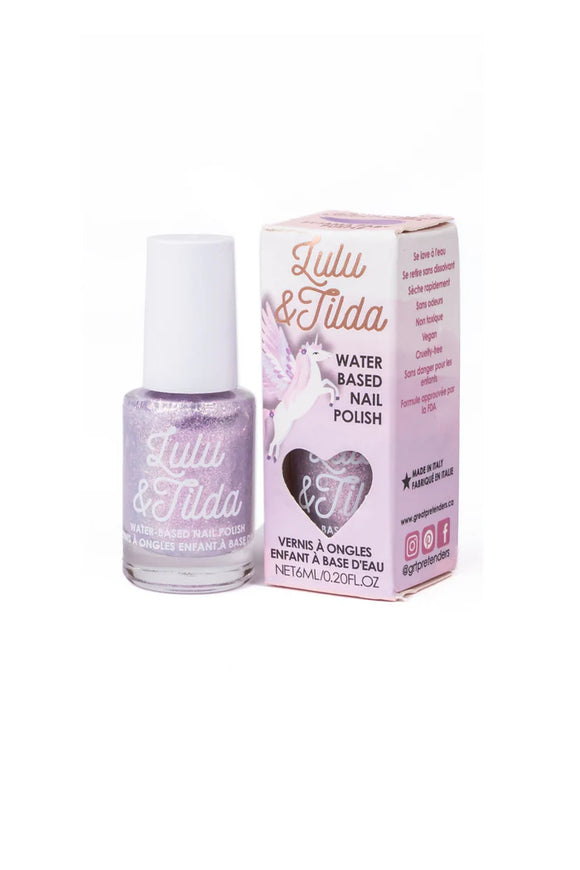 Great Pretenders 95002 Lulu & Tilda Washable Nail Polish - Pajama Party Purple