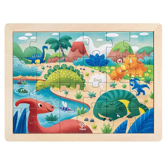 Hape E1641 Dino Wooden Puzzle