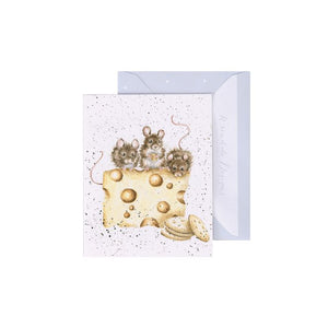 Gift Enclosure Card - Crackers About Cheese Mouse