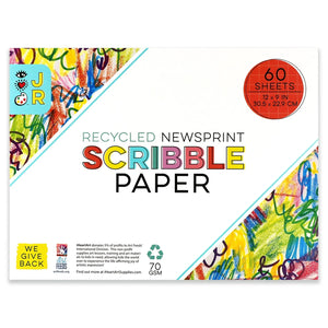 iHeartArt JR Recycled Newsprint Scribble Pad