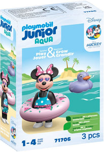 Playmobil Junior Aqua 71706 Disney: Minnie Mouse's Beach Trip