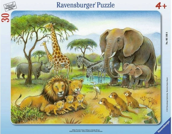 Ravensburger 30pc Tray Puzzle 06146 African Animal World