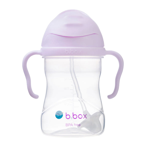 b.box Sippy Straw Cup 240ml - Boysenberry