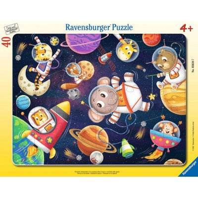 Ravensburger 40pc Tray Puzzle 05634 Animals in Space