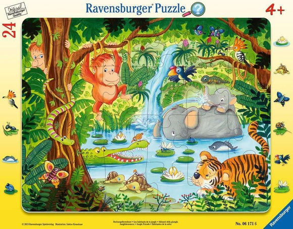 Ravensburger 24pc Tray Puzzle 06171 Jungle Friends