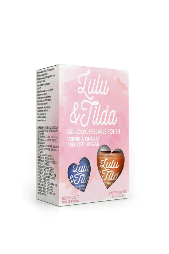 Great Pretenders 95201 Lulu & Tilda Peelable Nail Polish Set - Boho Forever