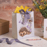 Wrendale Gift Bag (Medium) 'Love and Hedgehugs' Hedgehog