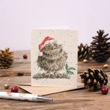 Gift Enclosure Card - 'Christmas Owl' Owl