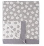 WeegoAmigo Hola! Knit Blanket Super Spot Grey/White