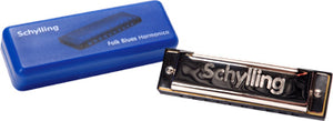 Schylling Blues Harmonica with Case