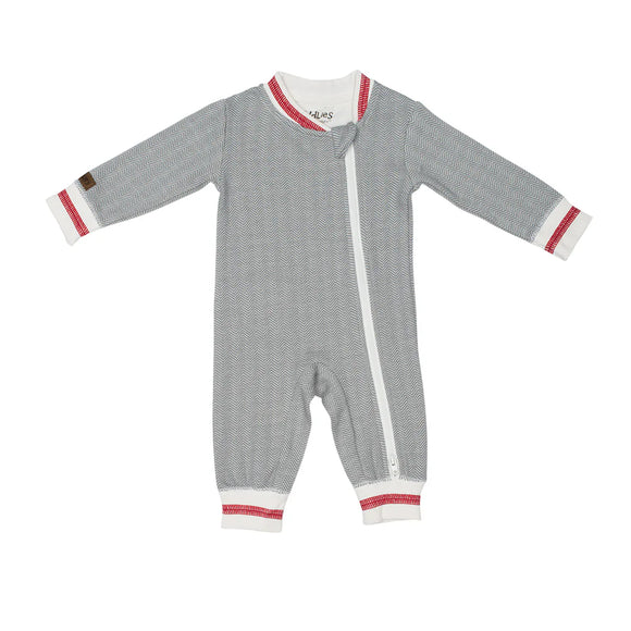 Juddlies Organic Cottage Playsuit - Driftwood