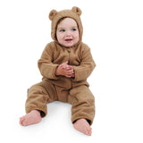 Jan & Jul Baby Fleece Bunting Suit Soft Brown