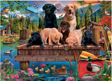 Cobble Hill 350pc Puzzle 47038 Pups and Ducks