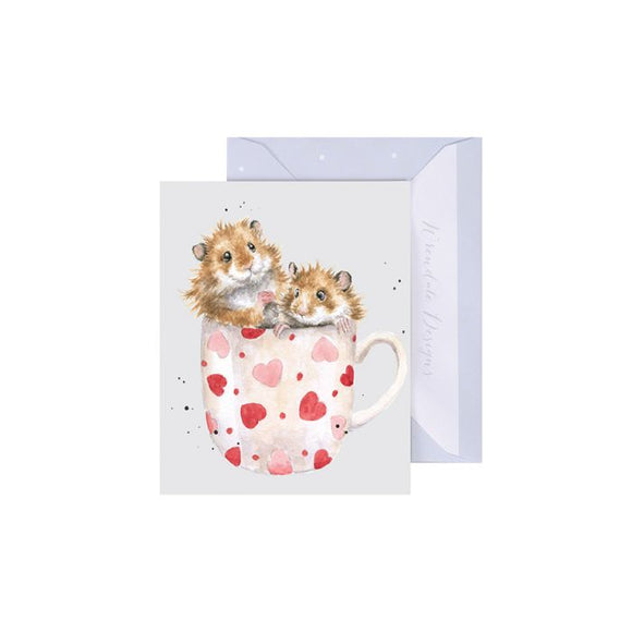 Gift Enclosure Card - Mug Full of Love' Hamster