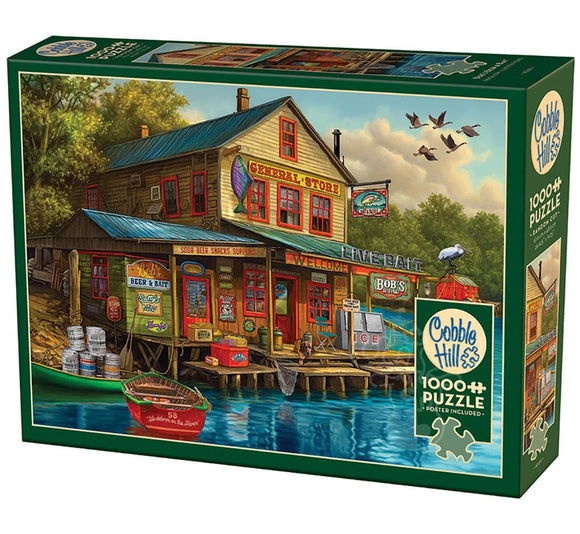 Cobble Hill 1000pc Puzzle 40281 Bob's Beer & Bait