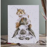 All Occasion Card - Piggy in the Middle Guinea Pig