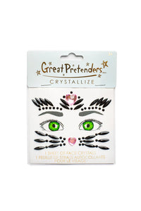 Great Pretenders 87655 Face Crystals - Black Cat