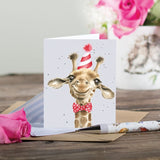 Gift Enclosure Card - Here For The Cake Giraffe