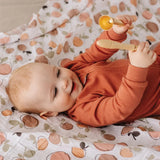 Perlimpinpin  Cotton Muslin Swaddle Orchard