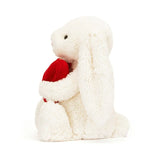 Jellycat Bashful Red Love Heart Bunny Small *