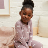 Petit Lem 2pc Pajamas Winter Hare on Elderberry