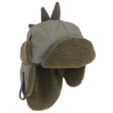 Calikids W2410Dino Trapper Hat Olive