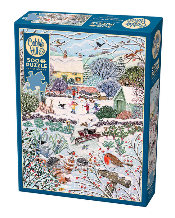 Cobble Hill 500pc Puzzle 45097 Winter Holidays