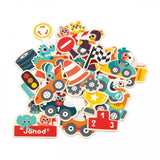 Janod Car Magnets 24 Pcs