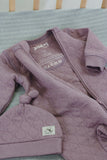 Juddlies Quilted Collection - Footed Sleeper - Mauve