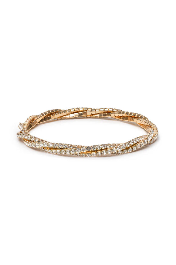 Great Pretenders 90022 Boutique Diamante Twist Bracelet