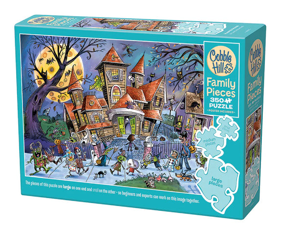 Cobble Hill 350pc Family Puzzle 47017 Haunted House