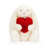 Jellycat Bashful Red Love Heart Bunny Medium