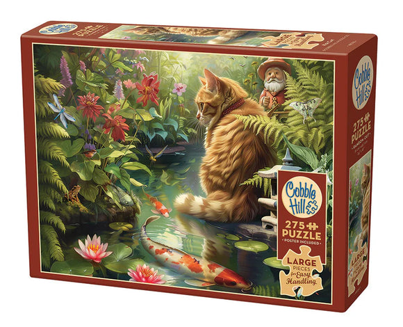 Cobble Hill 275pc Easy Handling Puzzle 48030 Koi Cat