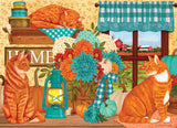 Cobble Hill 500pc Puzzle 45075 Pumpkin Patch Cats