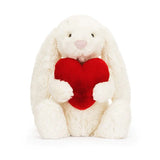 Jellycat Bashful Red Love Heart Bunny Small *