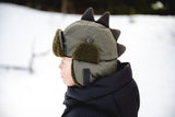 Calikids W2410Dino Trapper Hat Olive