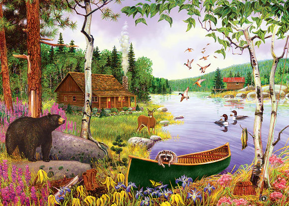 Cobble Hill 35pc Tray Puzzle 58907 Bear Lake