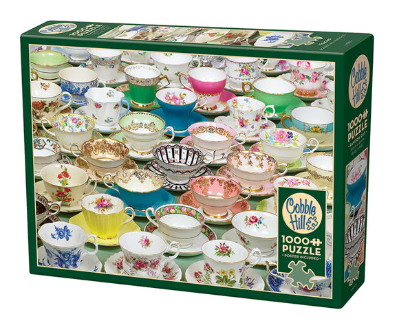 Cobble Hill 1000pc Puzzle 40117 Teacups