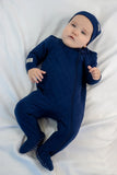 Juddlies Quilted Collection - Footed Sleeper - Midnight